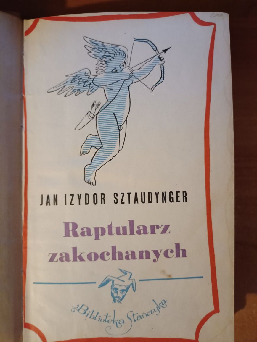 Jan Izydor Sztaudynger "Raptularz zakochanych"