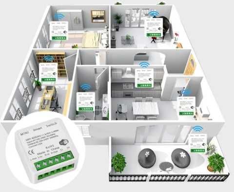 smart mini switch włącznik gniazdko światło stycznik wifi