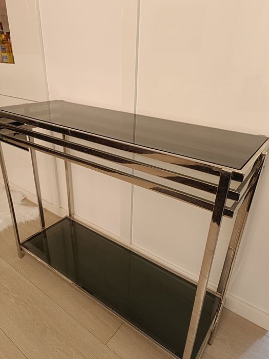 Konsola  do salonu chrom