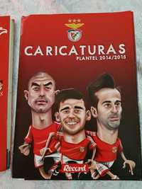 Vendo livro do Benfica e caricaturas