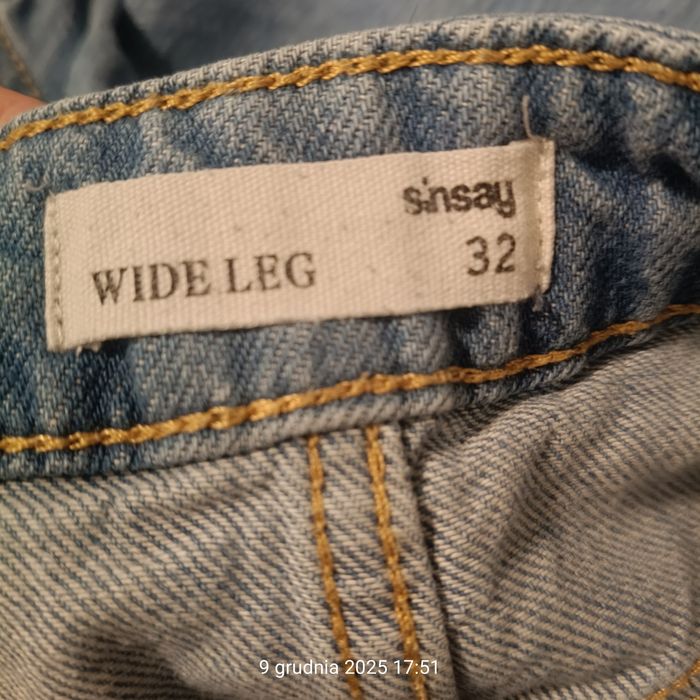 Jeansy dzwony sinsay roz. 32