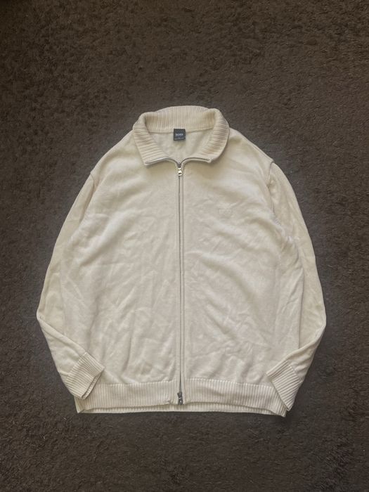 Вінтажний светр Hugo Boss Шерстяний Riri old money Full zip