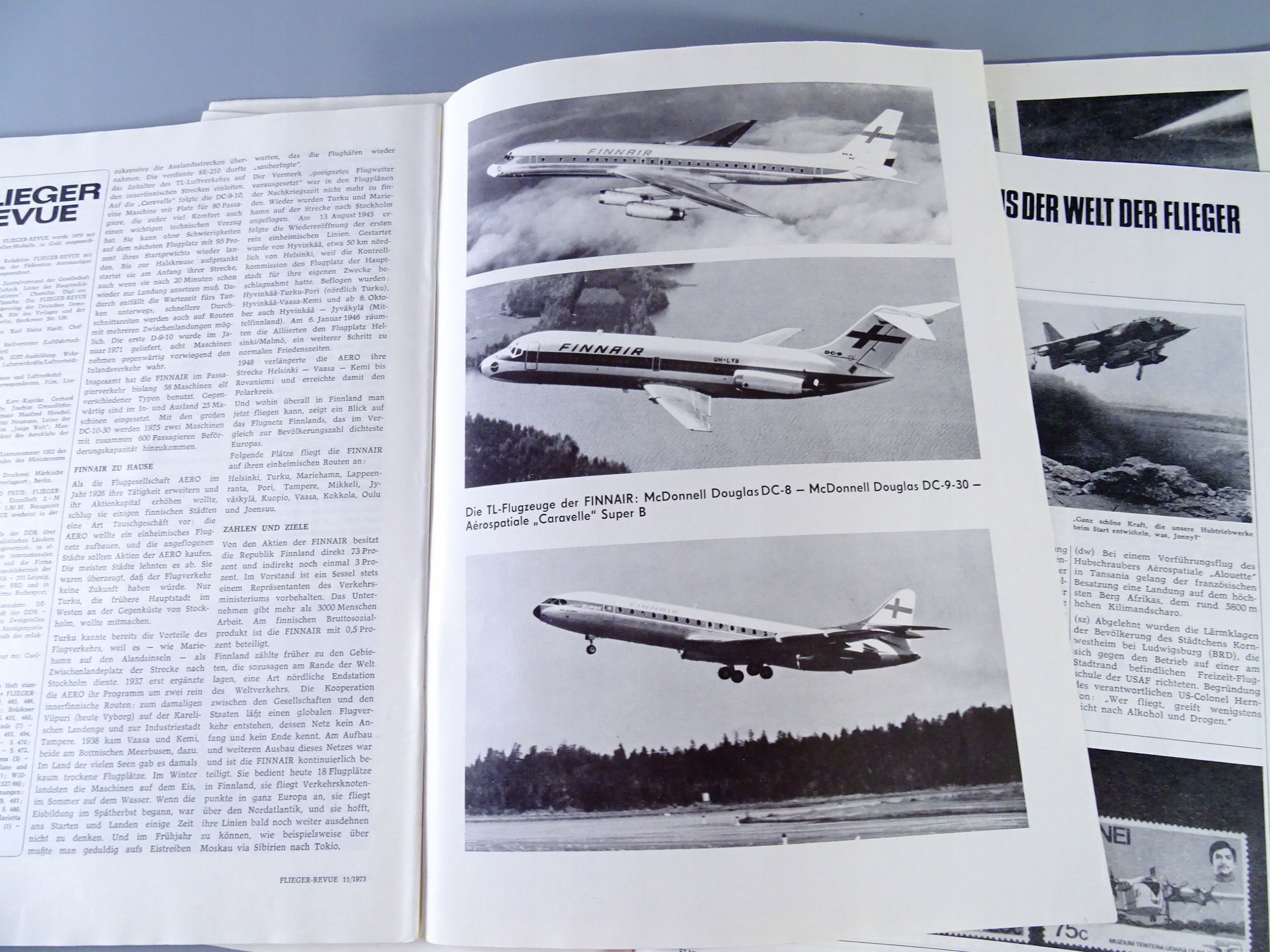 magazyn lotnictwo lata 70-te flieger revue samolot