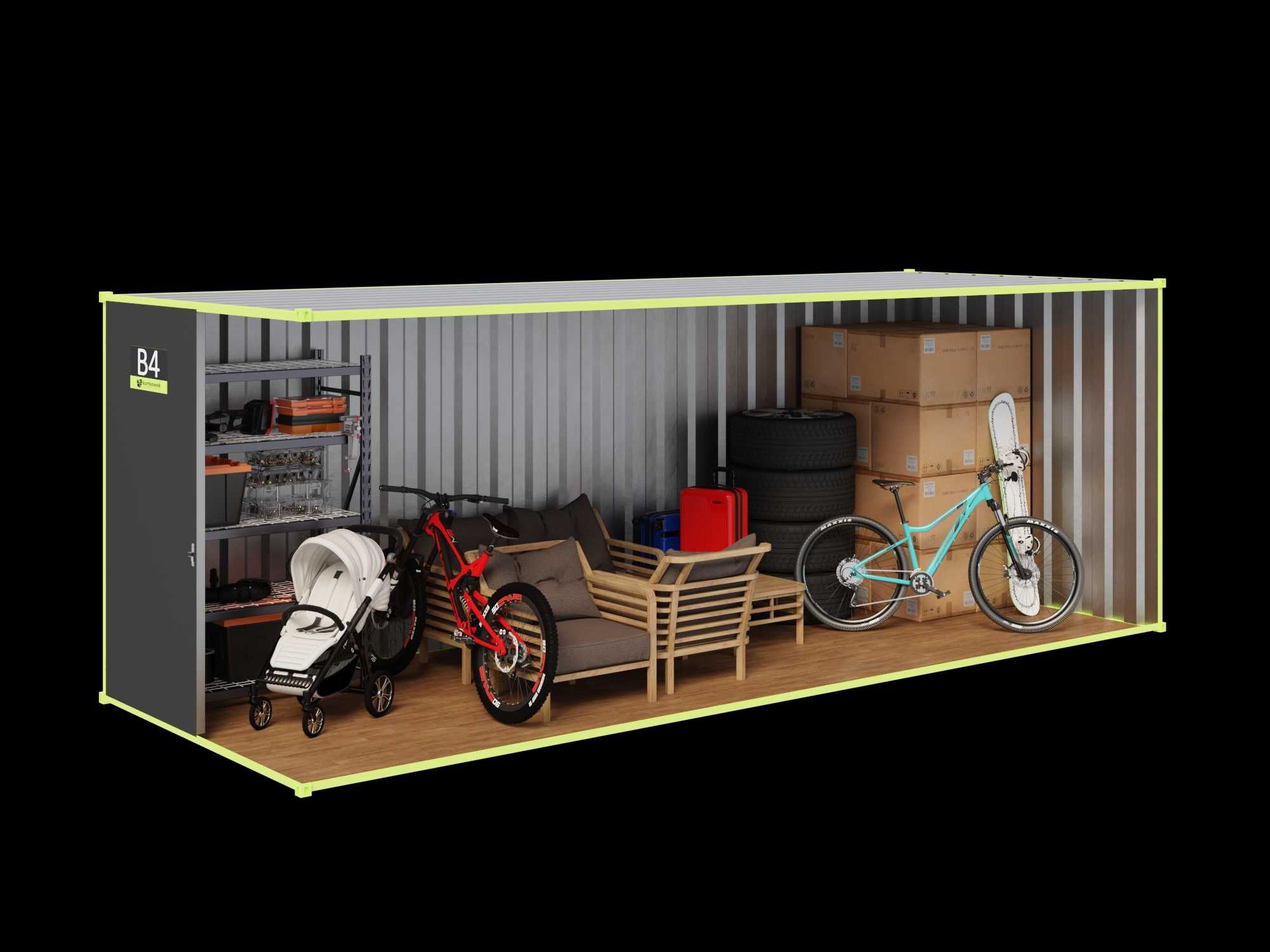 - 12m2 - Kontener/magazyn/komórka  - Self Storage Wrocław Swojczyce -