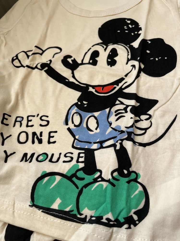 Летний костюм микки Mickey Mouse комплект футболка шорти