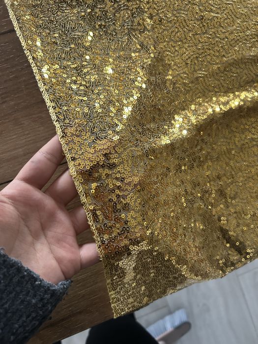 Bieznik 180 cm zloty