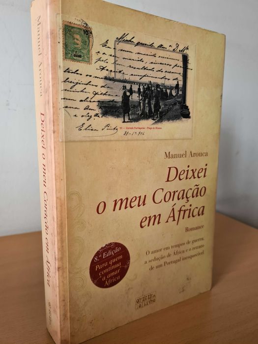 Livro "Deixei o Meu Coração em África" de Manuel Arouca