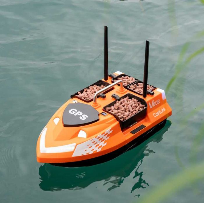 Кораблик для рыбалки Flytec V802 PRO GPS 160 точек 5200 мАч