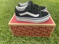 Vendo ténis Vans Old Skool V Pretos - NOVOS (Tamanho 27)