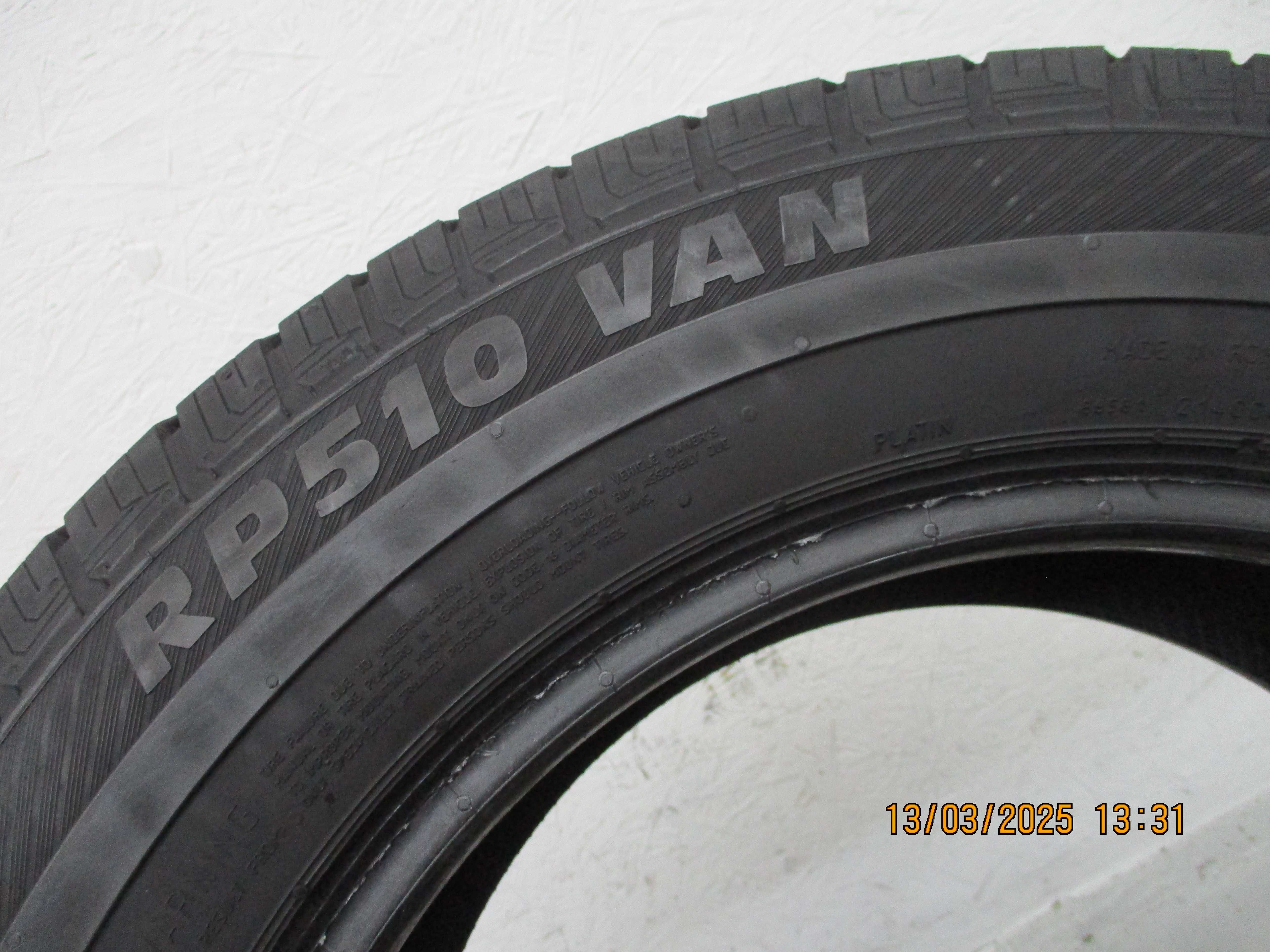 1x 205/65R16C Platin RP510 VAN 7mm