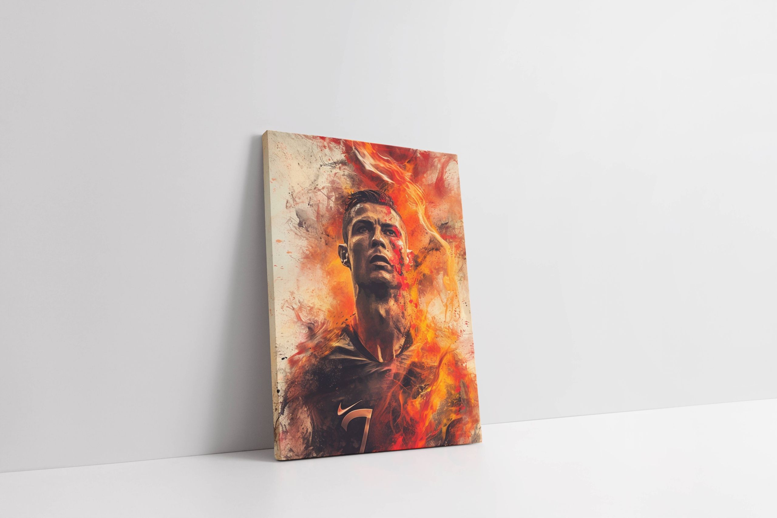 Obraz na płótnie Cristiano Ronaldo 90x120 cm nowoczesny styl do domu