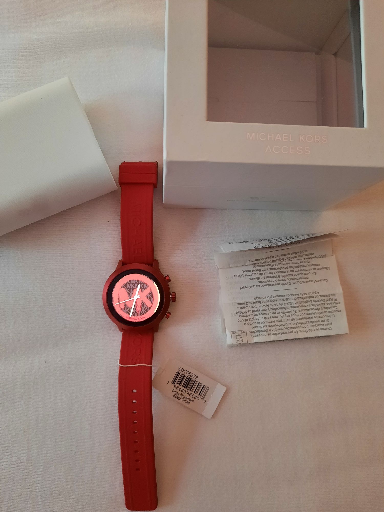 Smart watch Michael Kors vermelho