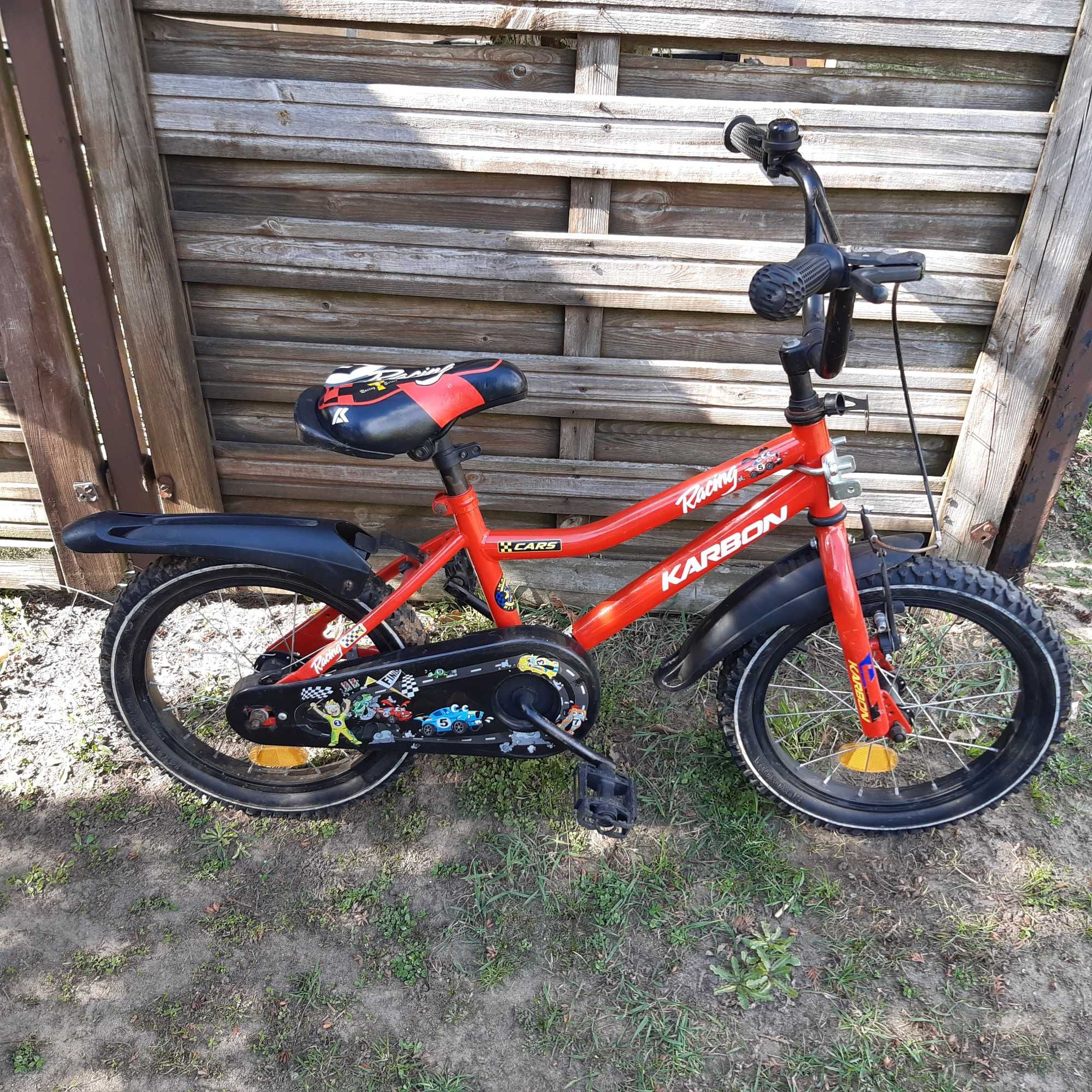 Rower dziecięcy karbon racing 16"