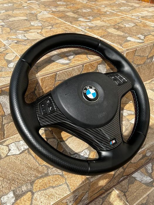 М руль BMW E90 E91 E87 E93 E92 Родная кожа БМВ Е90 Е91 Е92 Е93