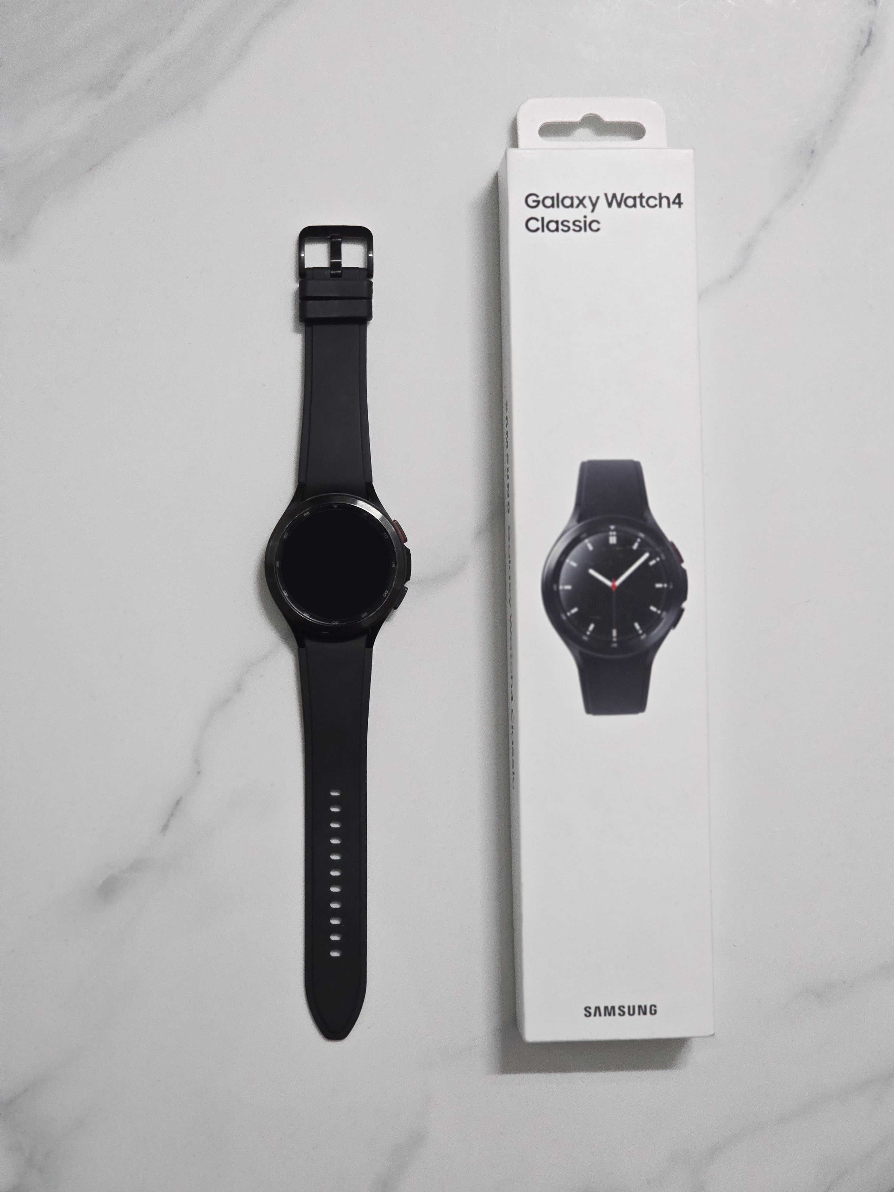 Samsung Galaxy Watch 4 Classic 46mm (dwa paski, dwie ładowarki)