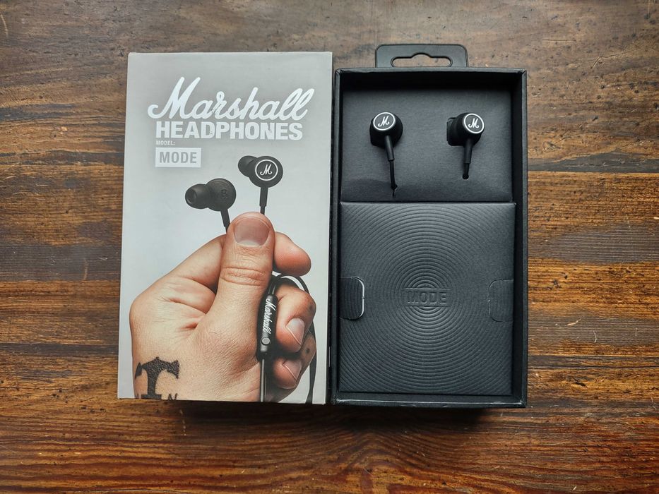 Słuchawki dokanałowe Marshall Mode przewodowe w kolorze czarnym