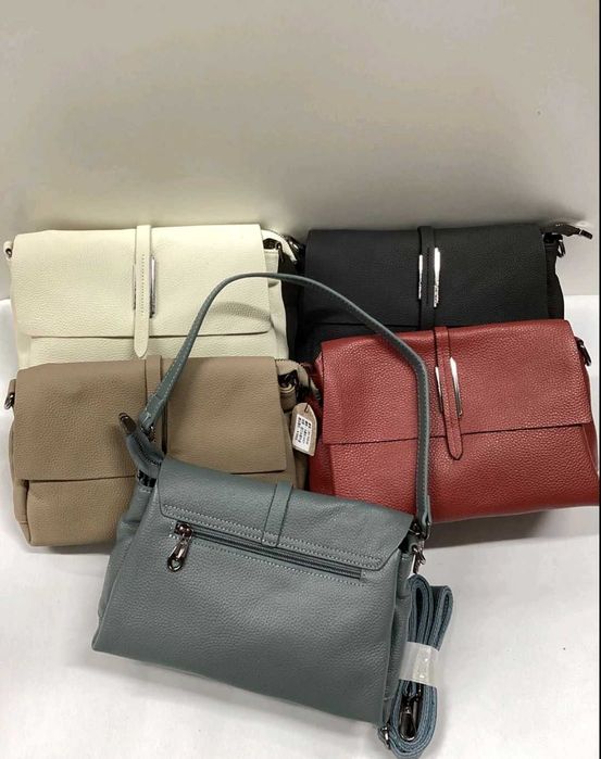 Сумка жіноча шкіряна на 2 ручки