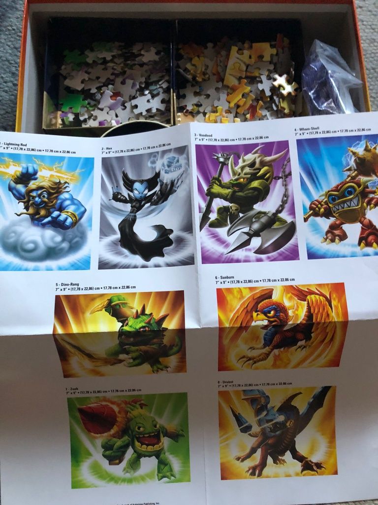 Puzzle 8 em 1 Skylanders