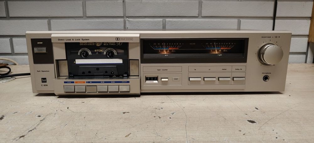 Magnetofon deck DUAL C-806