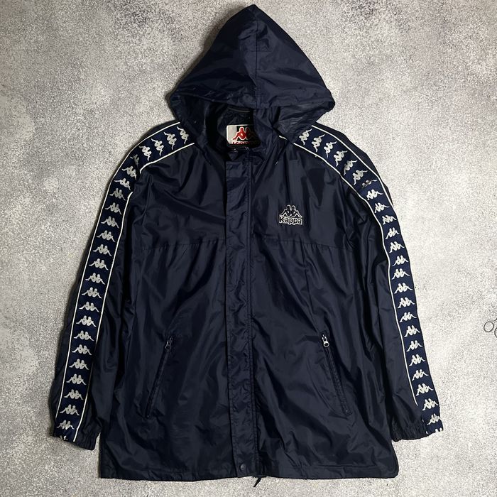 Вінтажна куртка KAPPA на лампасах  вітровка каппа дождьовик нейлоновий