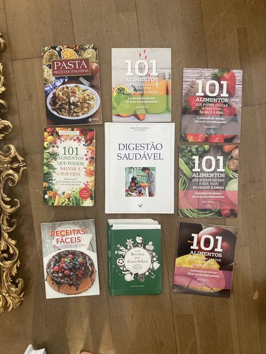 8 livros de receitas