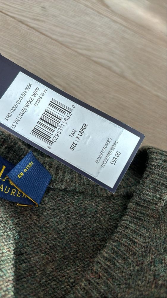 Sweter Sweter Ralph Lauren 100 % welna
