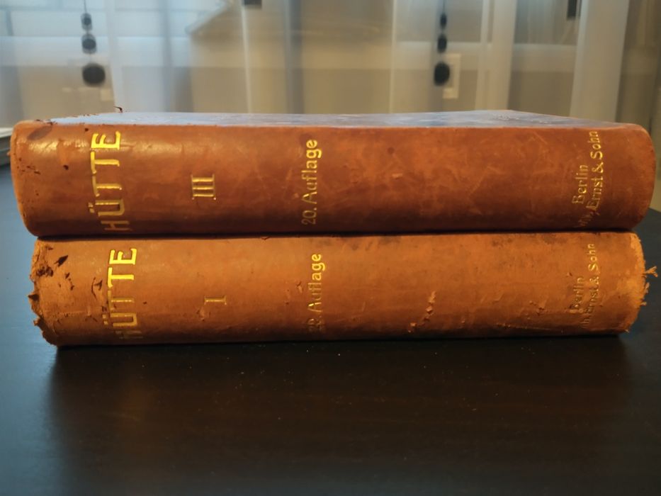 2 x Hutte Des Ingenieurs Taschenbuch I i III - 20. Auflage