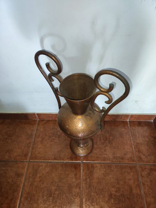 Vaso / floreira em cobre
