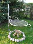 Grill - ruszt nierdzewny na stopie 1000/800 mm