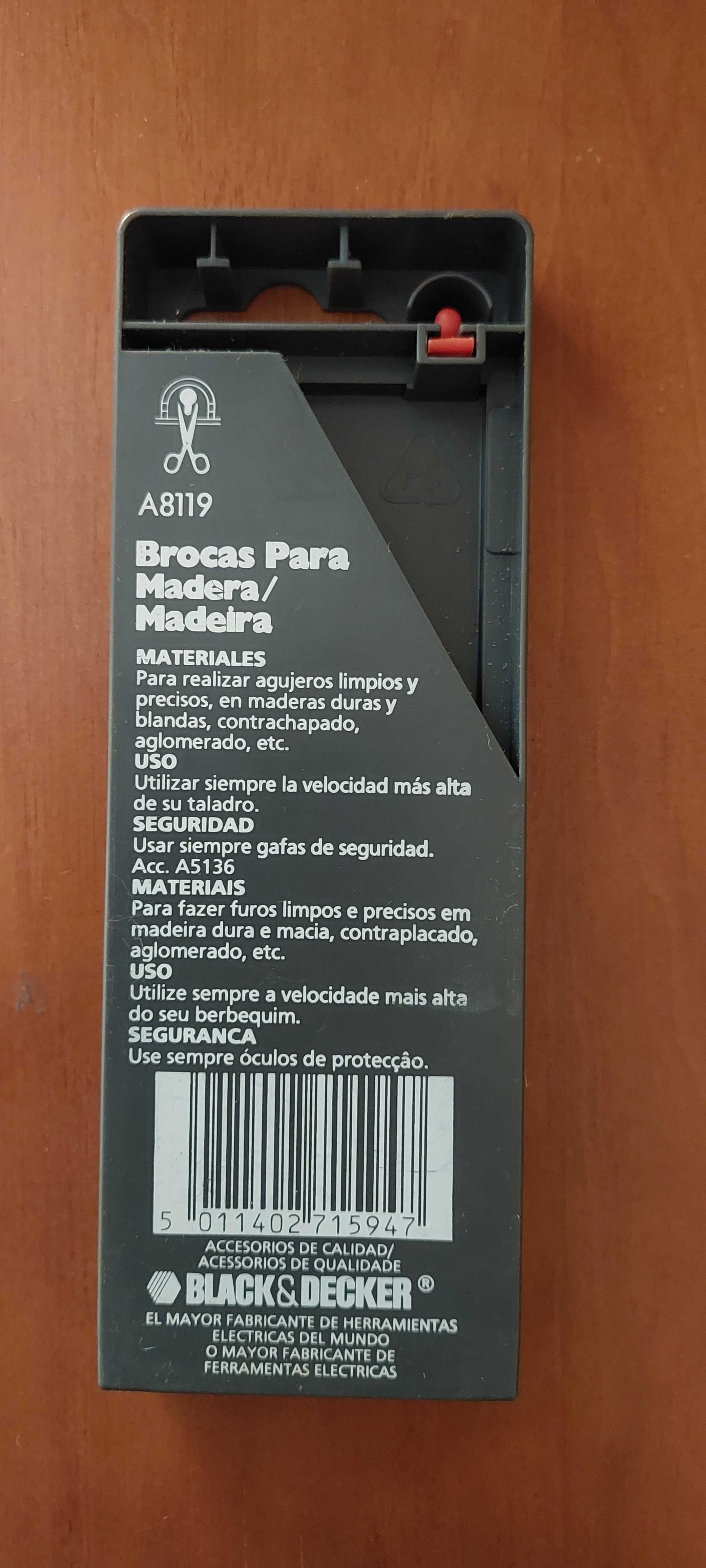 Brocas para Madeira - - Black & Decker