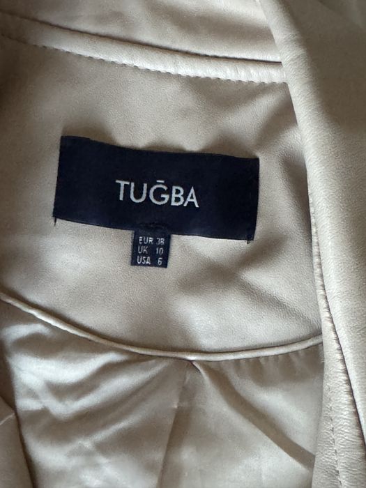 Пальто із еко шкіри турецького бренду Tugba