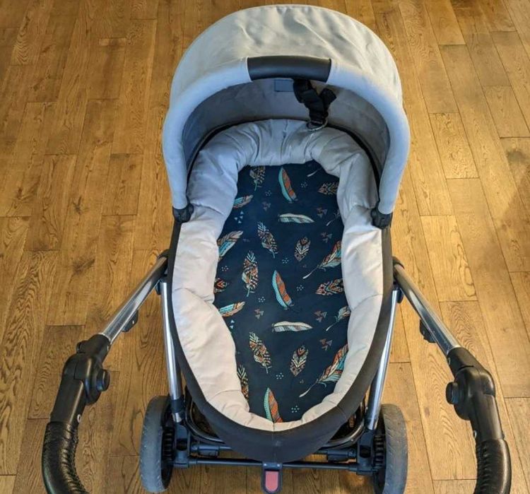 wozek mamas & papas 3 w 1 + dostawka dla starszego dziecka