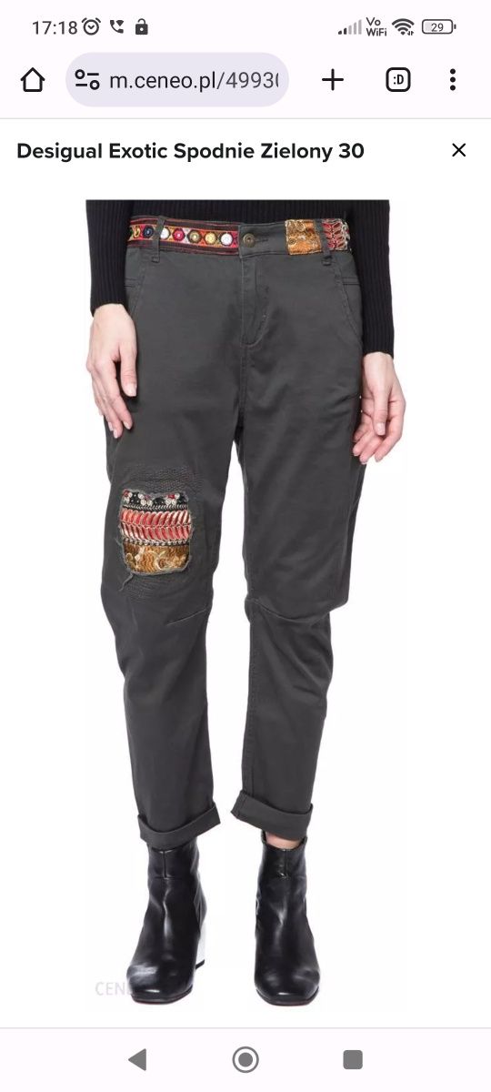 Spodnie desigual 28 j nowe