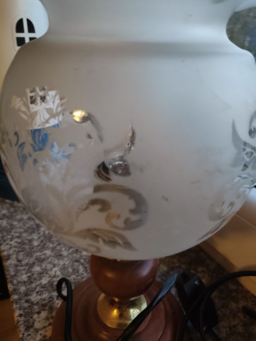lampa stołowa w klasycznym stylu wysokość 27 cm