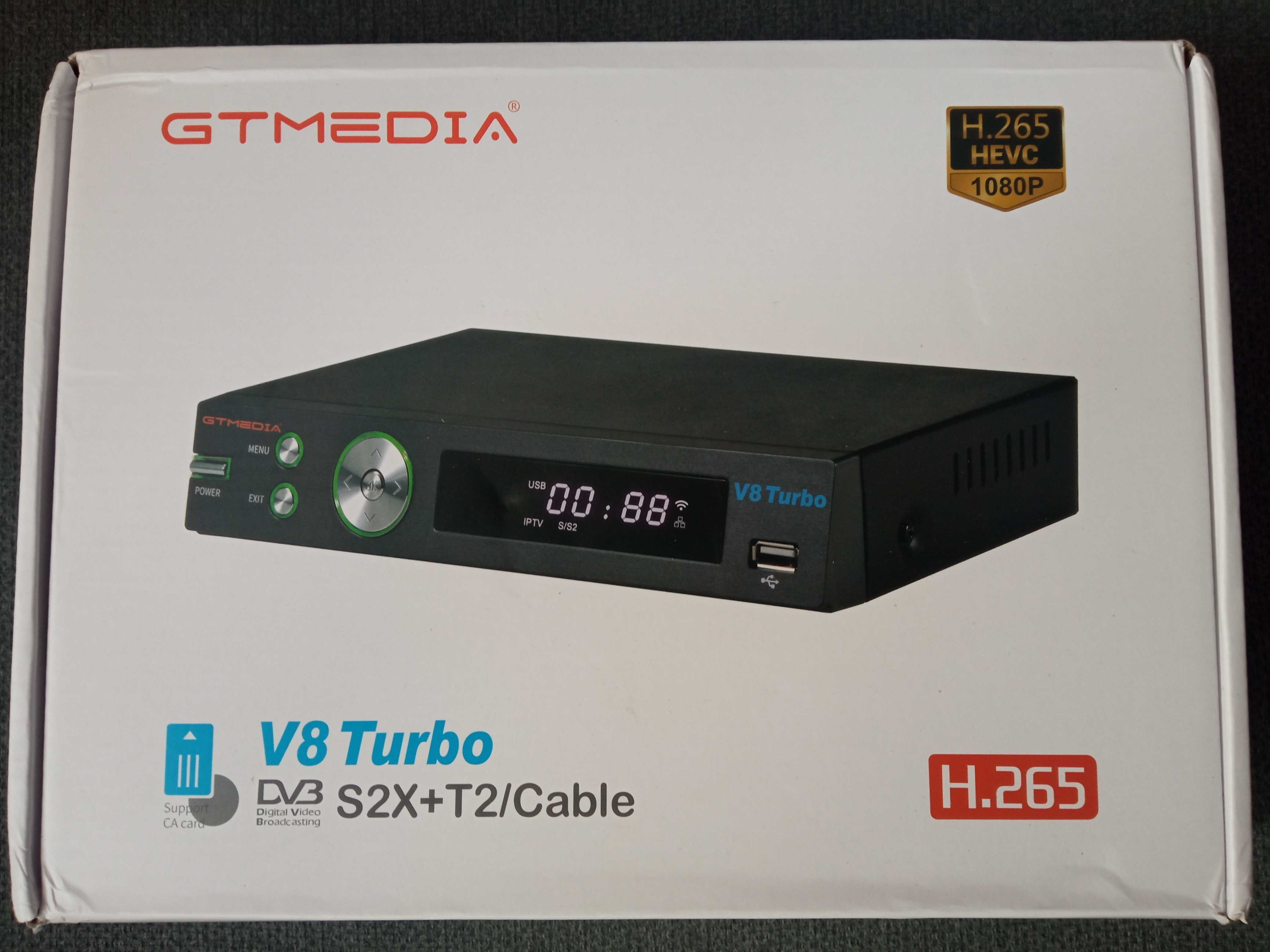 GTmedia V8 Turbo Dekoder DVB-S2X/T2