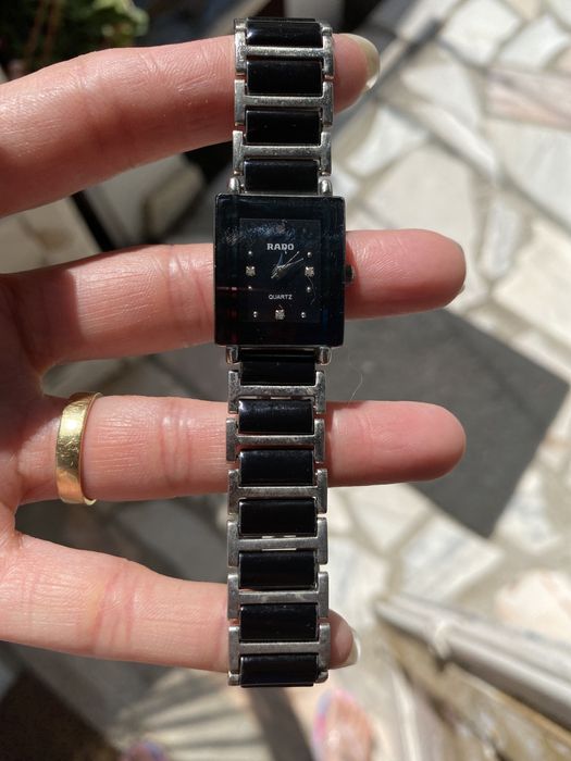 Relógio senhora rado preto modelo semelhante jubile