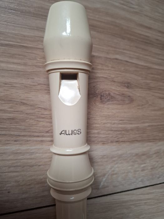 Flet prosty sopranowy marki Aulos, model 202 A-G, w stroju C