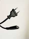 Kabel zasilający 2m - Europlug (Typ C) na wtyk figura-8 (C7)