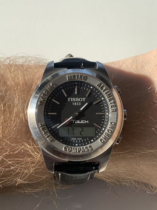 Zegarek TISSOT T-TOUCH dotykowe szafirowe szkło klasyk vintage retro