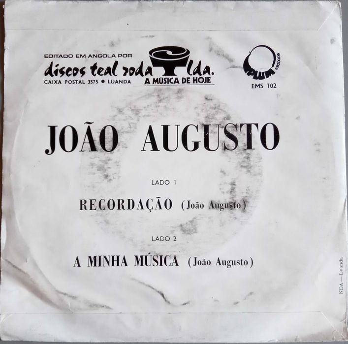 João Augusto	- - - - -	Recordação	- - - - -	Single