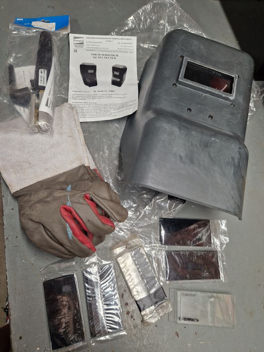 Maska spawalnicza,  szkła,  rączka,  rekawice