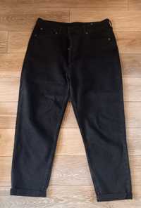 Czarne damskie jeansy H&M rozmiar 46