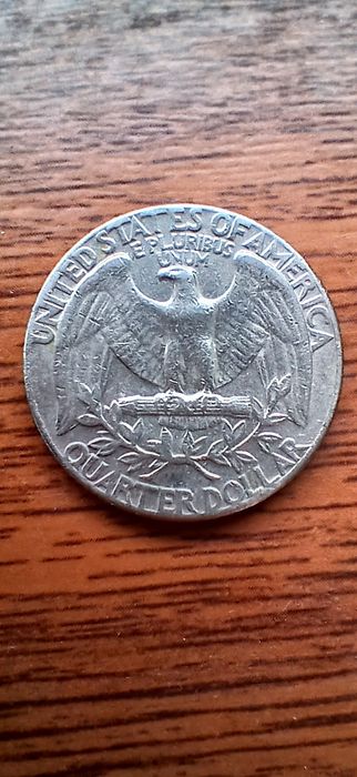 Moneta Quarter Dollar Liberty 1974 Odwrotka