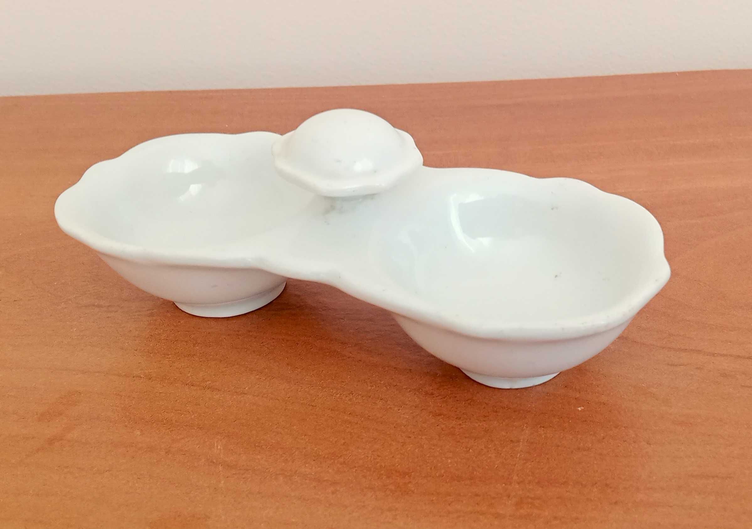 Pojemnik na sól i pieprz porcelanowy