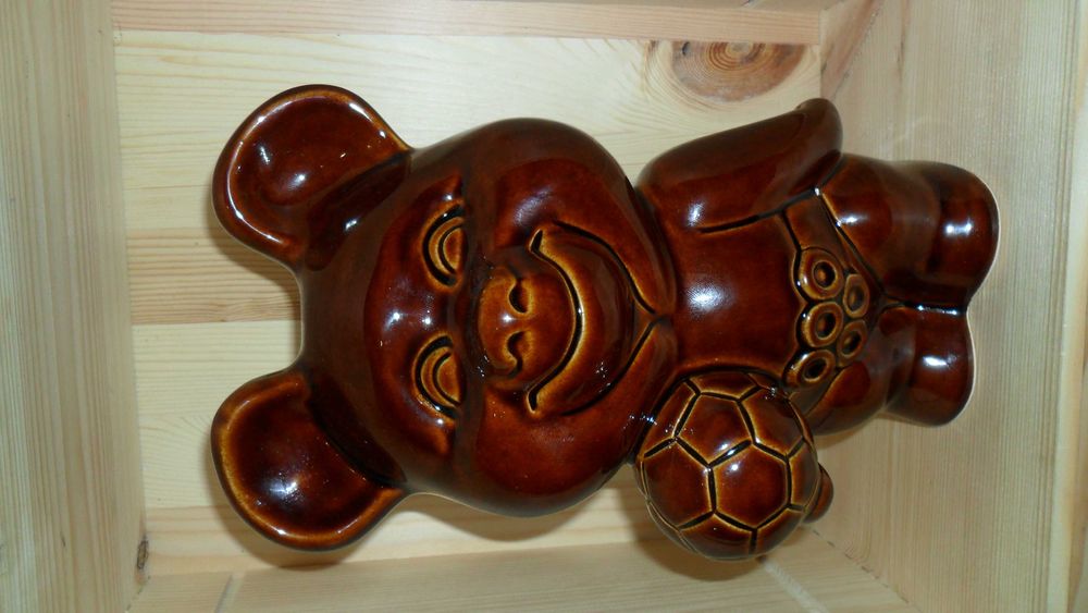 Статуэтка Олимпийский мишка, фарфор,  28 см
