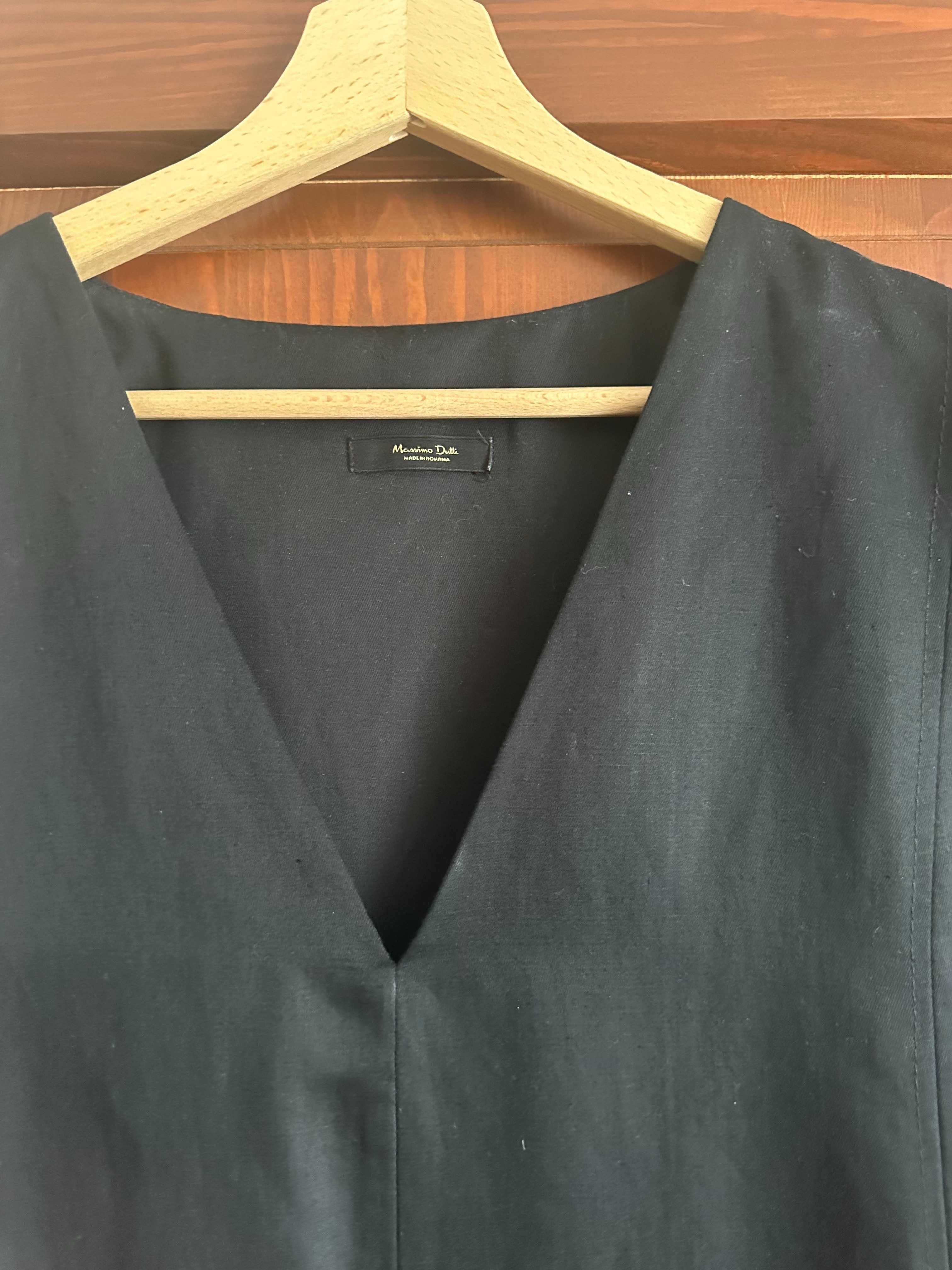 Sukienka czarna Massimo Dutti  rozmiar s