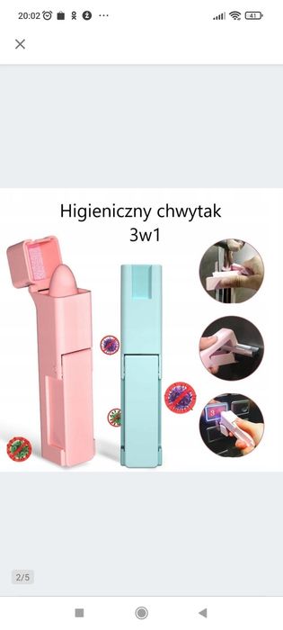 Nowy Higieniczny chwytak Smarty, bezpieczny kontakt z powierzchnią