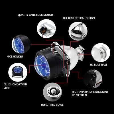 Би-ксеноновые линзы G5 2.5 3 дюйма ксенон biled Koito Q5 Hella 3R Blue