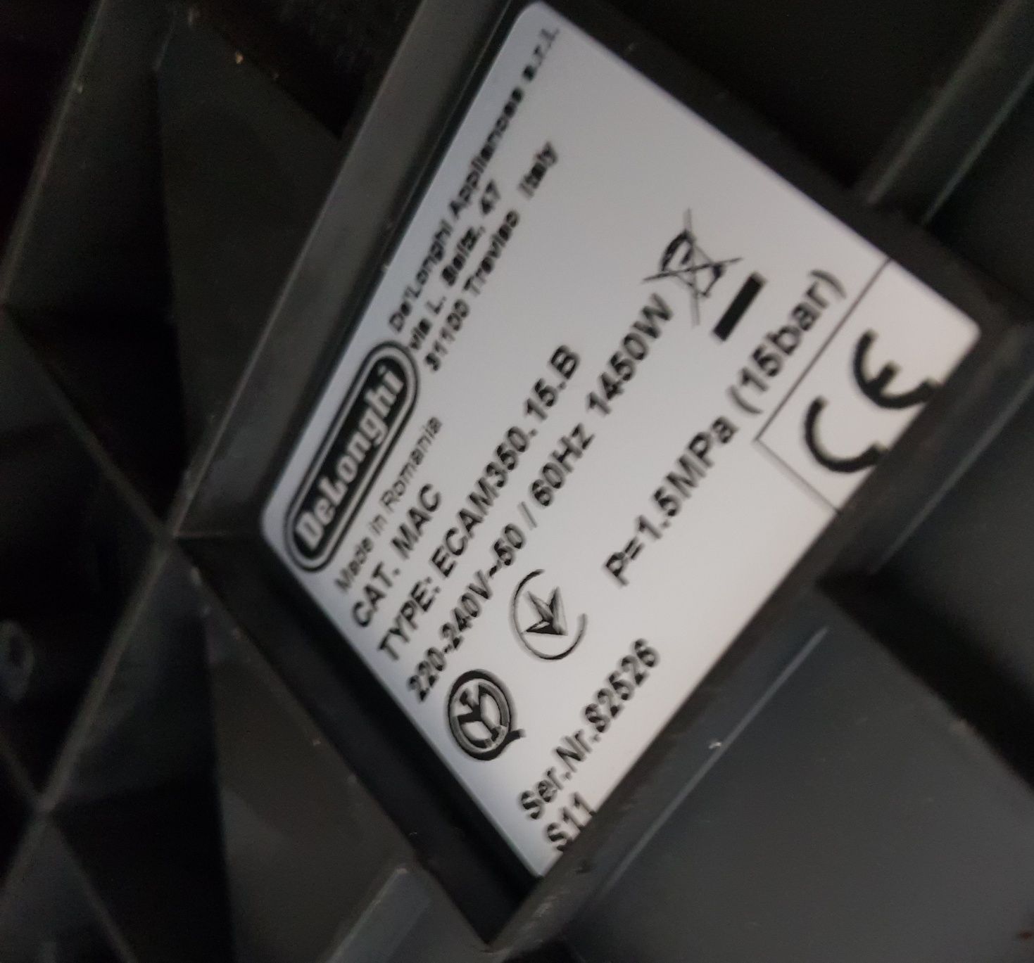Кавомашина/кофемашина Delonghi Dinamica 350.15 б/у з Німеччини