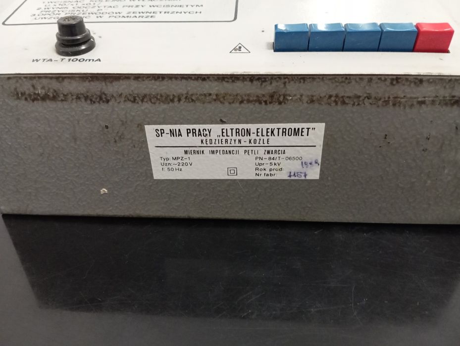 Miernik impedancji pętli zwarcia MPZ-1